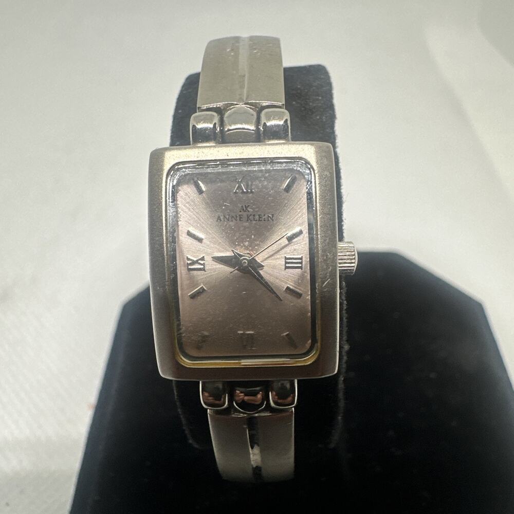 Anne Klein Women's Watch Silver Tone Roman Numeral Dial Bracelet Band Analog